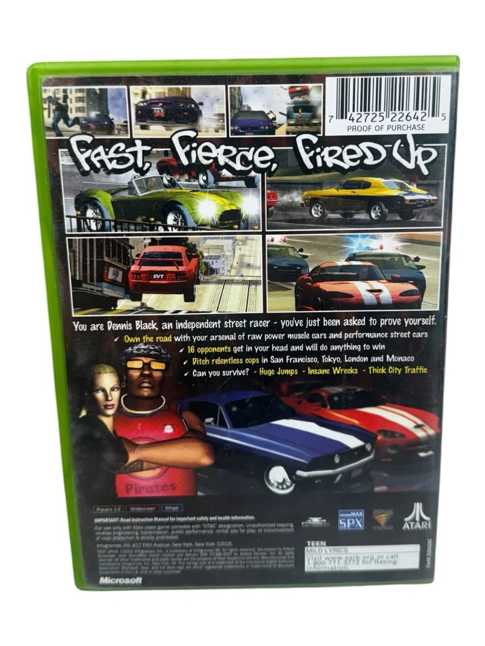 Test Drive (Microsoft Xbox, 2002) Authentic CIB Complete With Manual